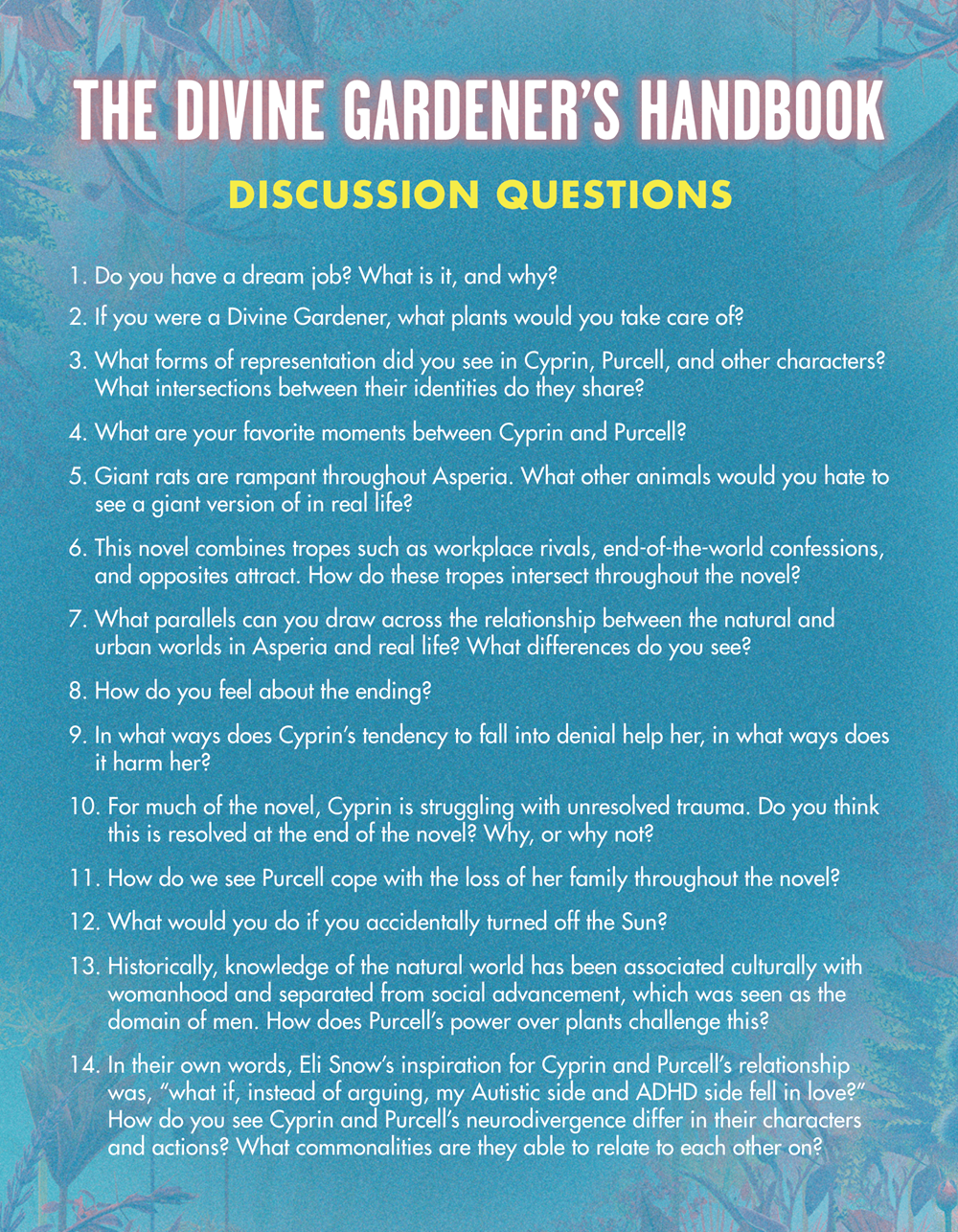The Divine Gardener's Handbook